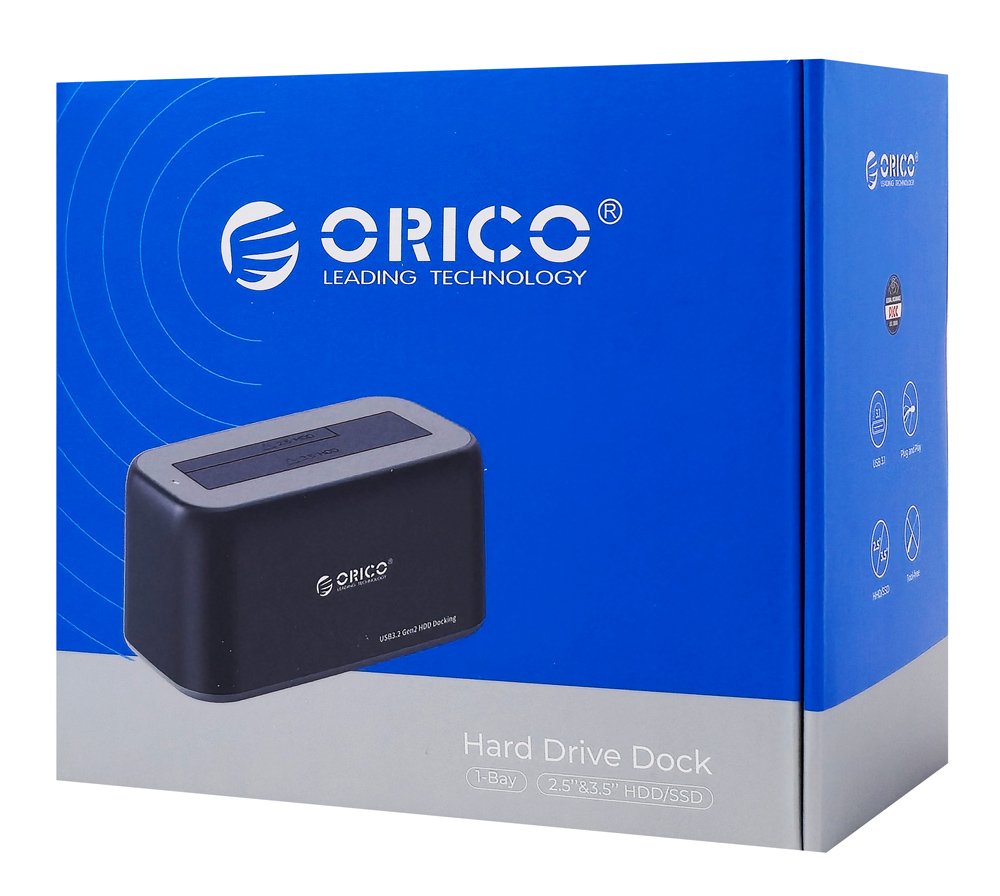 ORICO docking station για 2.5" ή 3.5" SATA HDD/SSD 6819C3-V1, 5Gbps, μαύρο - Image 5