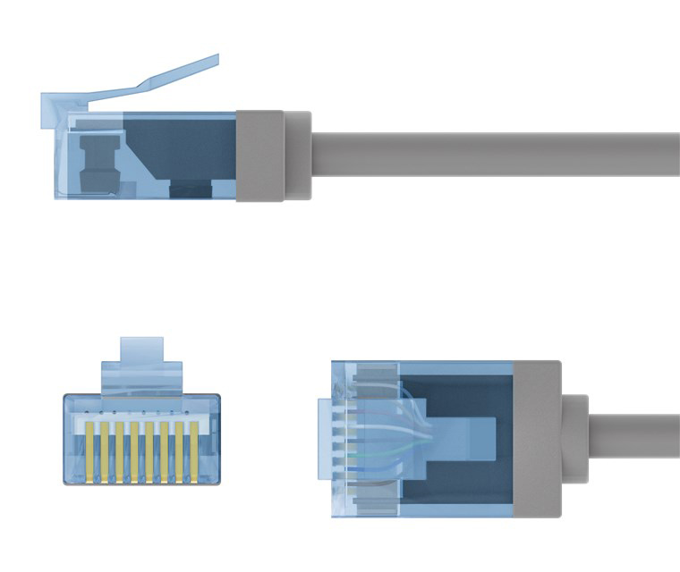 GOOBAY καλώδιο δικτύου 74227, CAT 6A U/UTP, ultra slim, copper, 500MHz, 10m, γκρι - Image 7