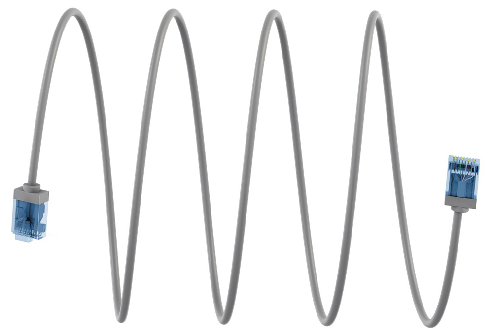 GOOBAY καλώδιο δικτύου 74227, CAT 6A U/UTP, ultra slim, copper, 500MHz, 10m, γκρι - Image 8
