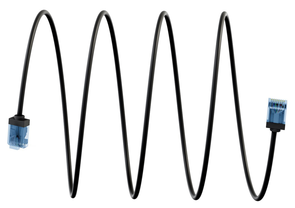 GOOBAY καλώδιο δικτύου 74231, CAT 6A U/UTP, ultra slim, copper, 500MHz, 0.25m, μαύρο - Image 8