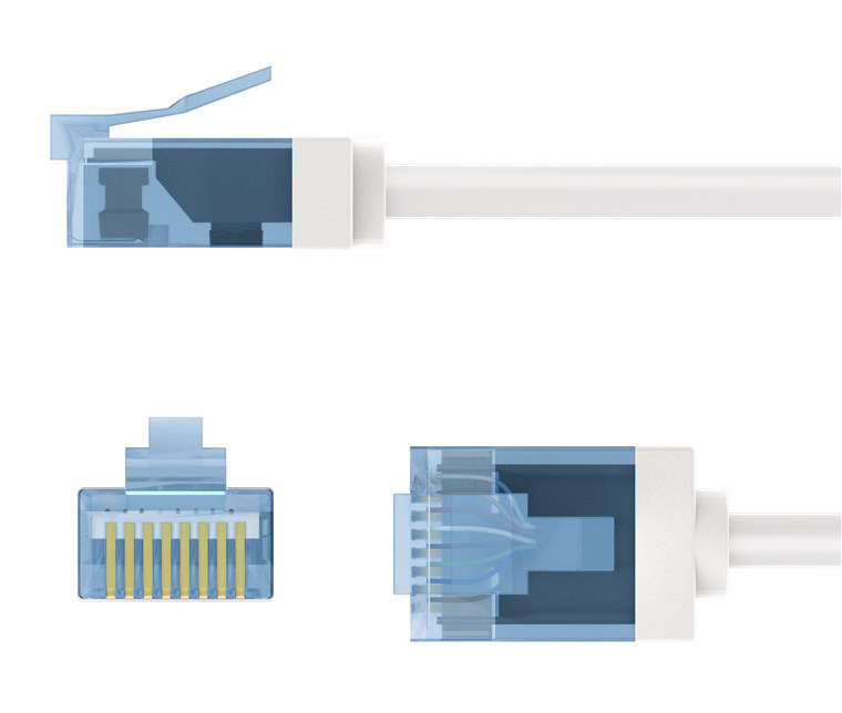 GOOBAY καλώδιο δικτύου 74301, CAT 6A U/UTP, ultra slim, copper, 500MHz, 10m, λευκό - Image 7