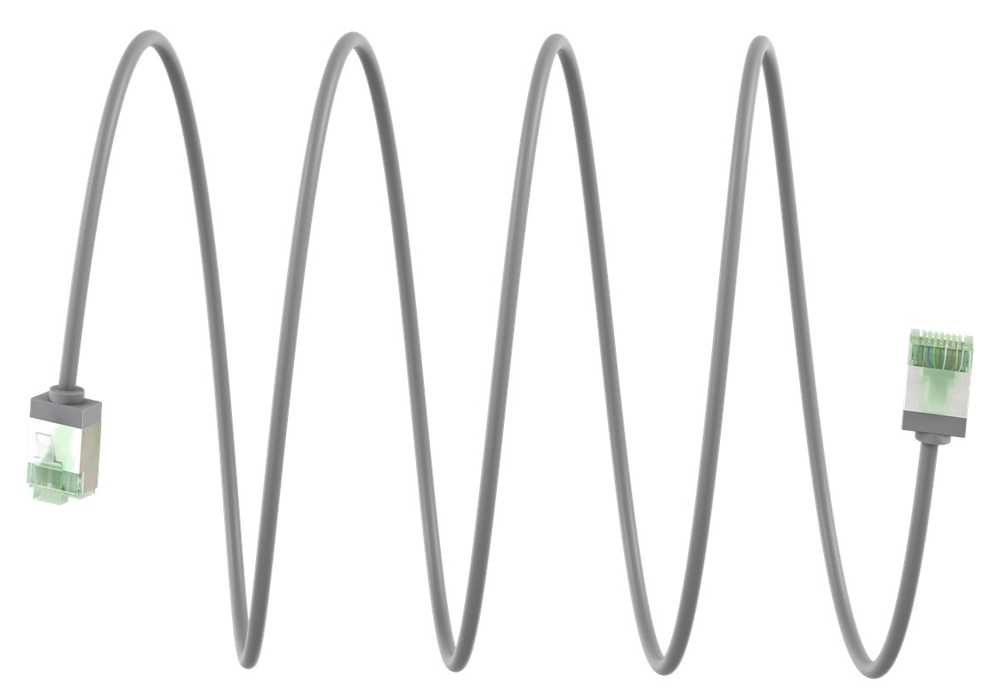 GOOBAY καλώδιο δικτύου 74347, CAT 8.1 U/FTP, ultra slim, copper, 40Gbps, 2m, γκρι - Image 8