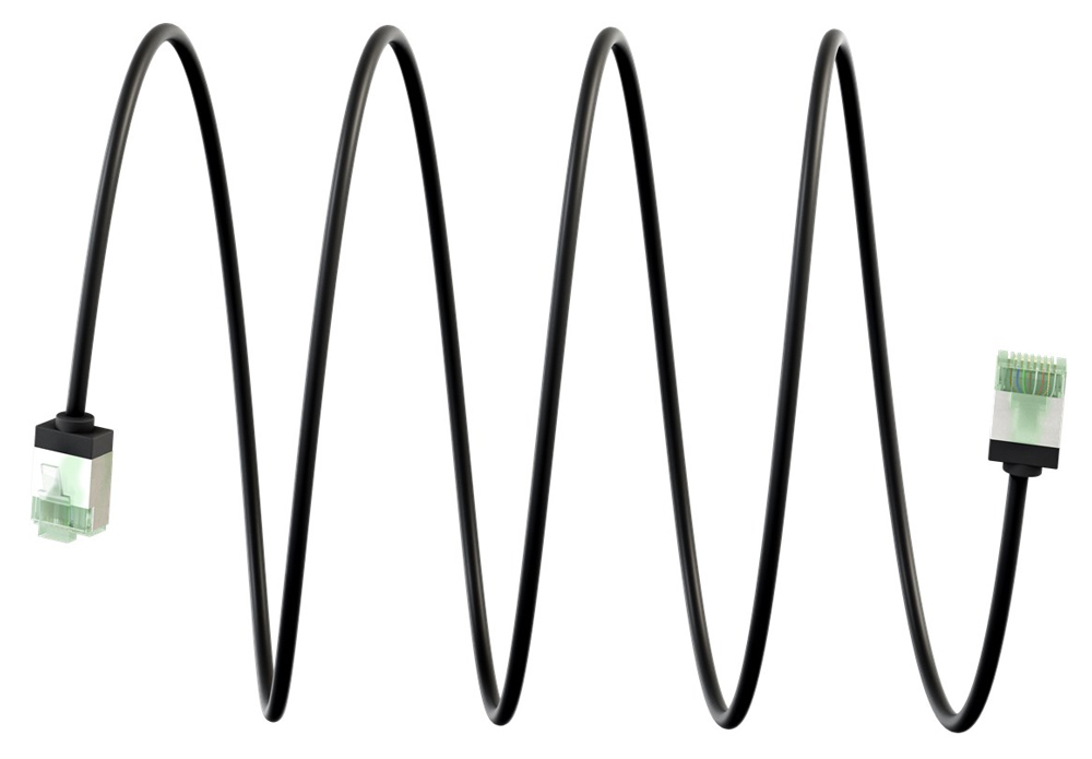 GOOBAY καλώδιο δικτύου 74351, CAT 8.1 U/FTP, ultra slim, copper, 40Gbps, 0.25m, μαύρο - Image 8