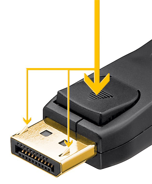 GOOBAY καλώδιο DisplayPort 74744, 8K/120Hz, 40 Gbps, 2m, μαύρο - Image 2