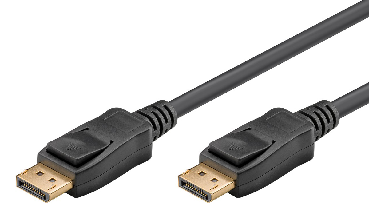 GOOBAY καλώδιο DisplayPort 74744, 8K/120Hz, 40 Gbps, 2m, μαύρο