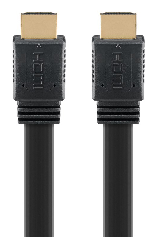 GOOBAY καλώδιο HDMI 77135 με Ethernet, flat, 8K/60Hz, 48 Gbps, 2m, μαύρο - Image 5