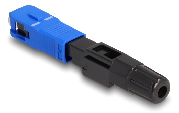DELOCK σύνδεσμος οπτικής ίνας SC Simplex 87990, μαύρος - Image 2