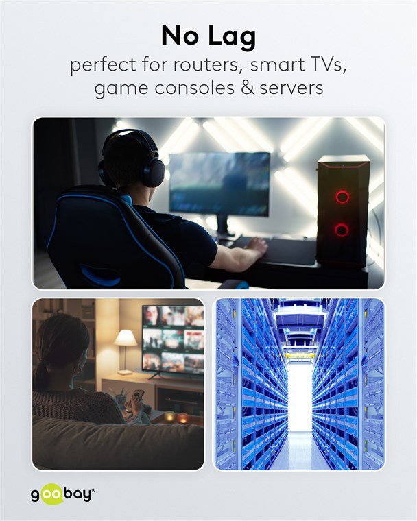 GOOBAY καλώδιο δικτύου 91594, CAT 7 S/FTP, copper, 500MHz, 1.5m, γκρι - Image 7