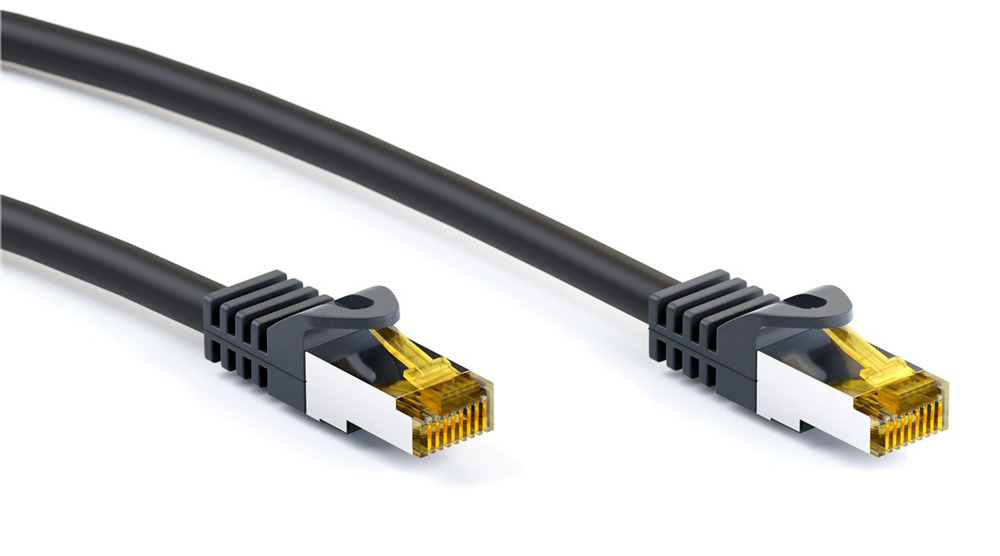 GOOBAY καλώδιο δικτύου 91608, CAT 7 S/FTP, 500MHz, CU, 2m, μαύρο - Image 2