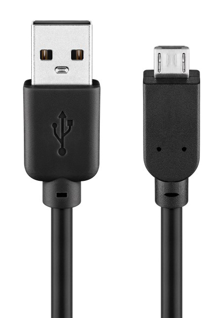 GOOBAY καλώδιο USB 2.0 σε Micro USB 93181, 1.8m, μαύρο