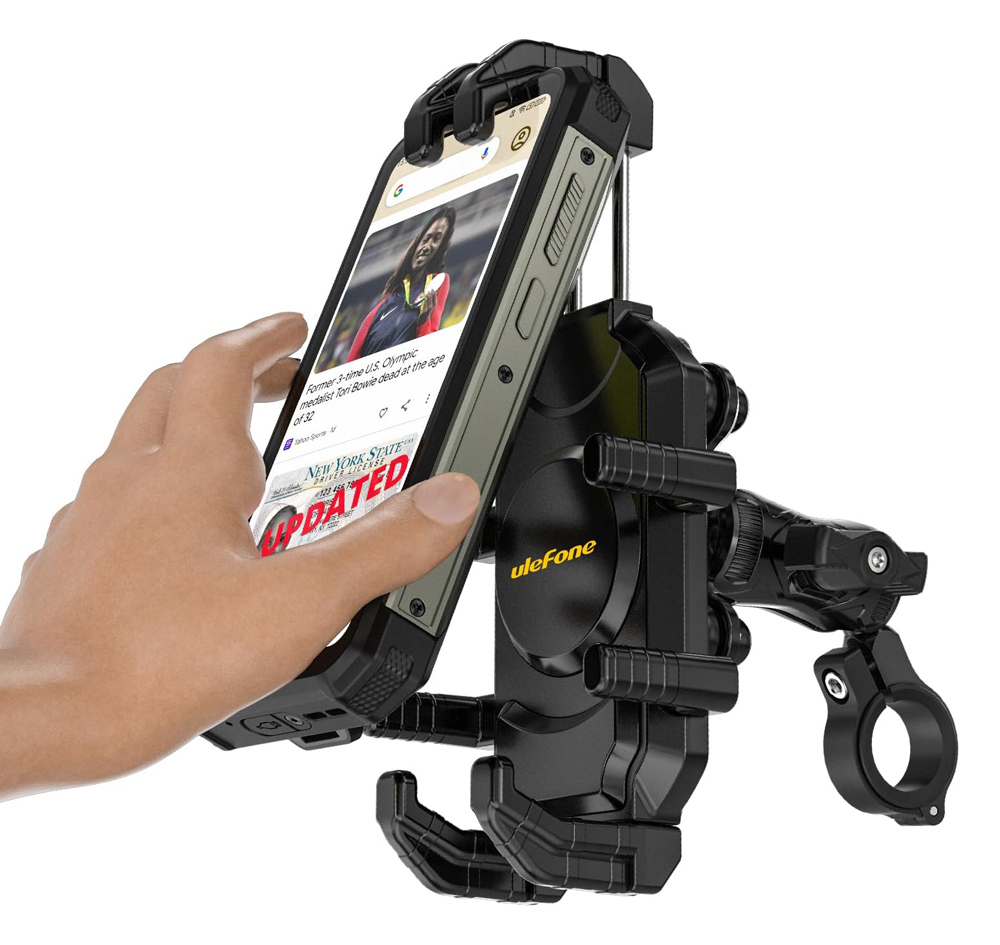 ULEFONE βάση ποδηλάτου για smartphone Armor Mount Pro AM02, μαύρη - Image 4