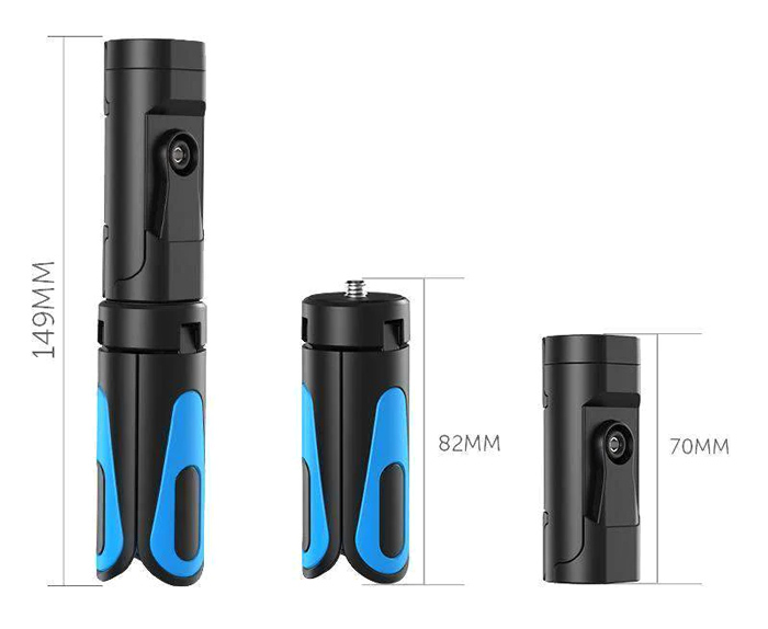 APEXEL μίνι τρίποδο APL-JJ08 για smartphone & ψηφιακές κάμερες, μαύρο - Image 4