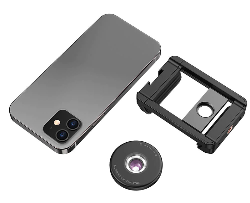 APEXEL φακός μικροσκόπιο APL-MS009 για smartphone κάμερα, 100x zoom, LED - Image 4