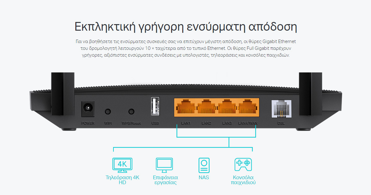 TP-LINK Modem/Router Archer VR400, VDSL/ADSL, 1200Mbps AC1200, Ver. 3.0 - Image 9