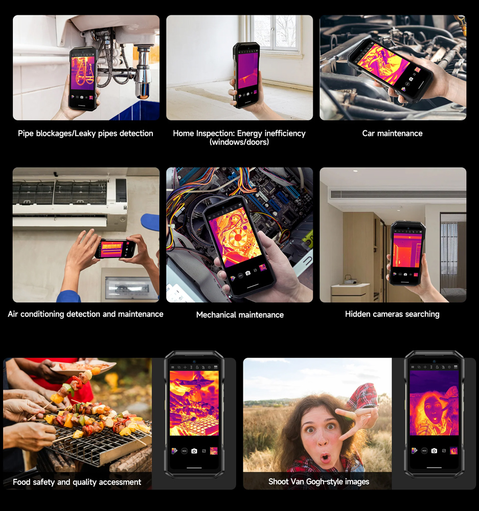 ULEFONE smartphone Armor 27T Pro, 6.78", 12/256GB, 5G, 10600mAh, IP68/IP69K, μαύρο - Image 21