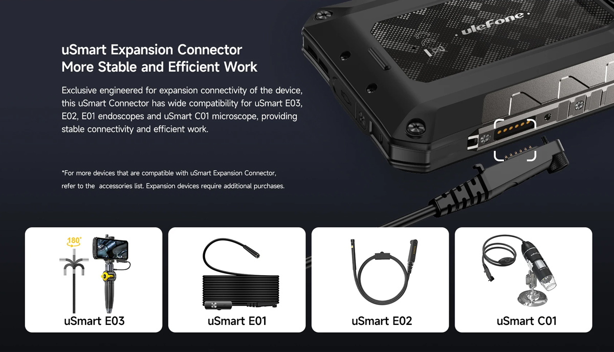 ULEFONE smartphone Armor 28 Pro, 6.67" & 1.04, 16/512GB, 5G, 10600mAh, IP68/IP69K/MIL-STD-810H, μαύρο - Image 5