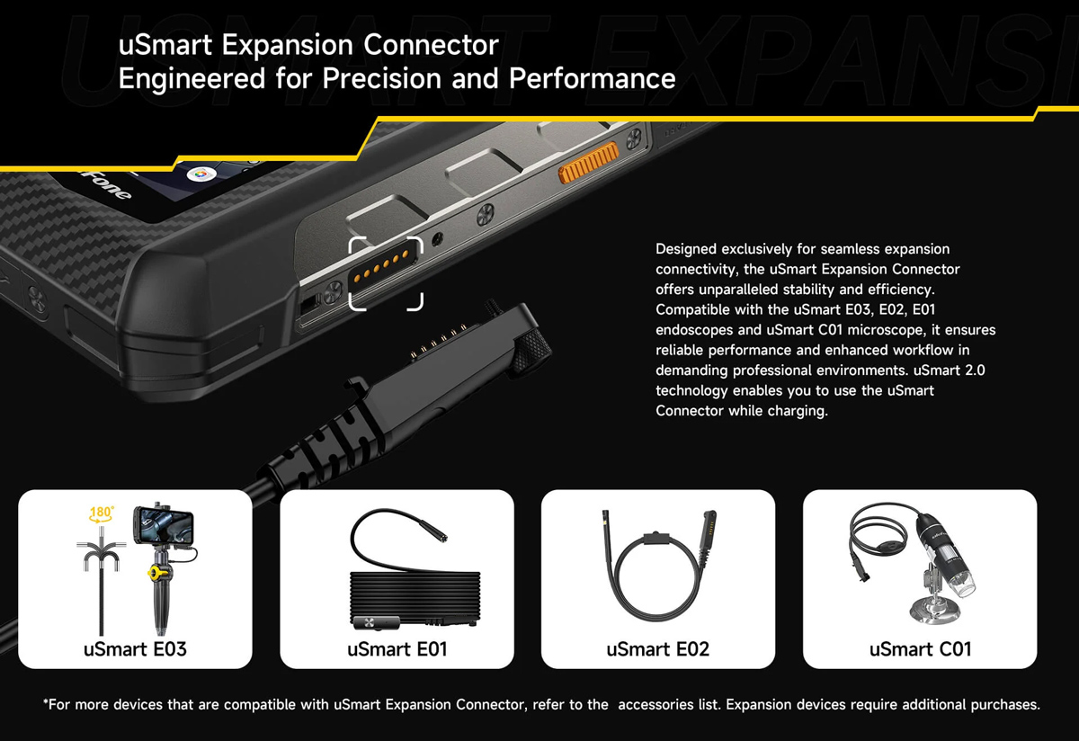 ULEFONE smartphone Armor 30 Pro, 6.95" & 3.4", 16/512GB, 5G, 12800mAh, IP68/IP69K, μαύρο - Image 4