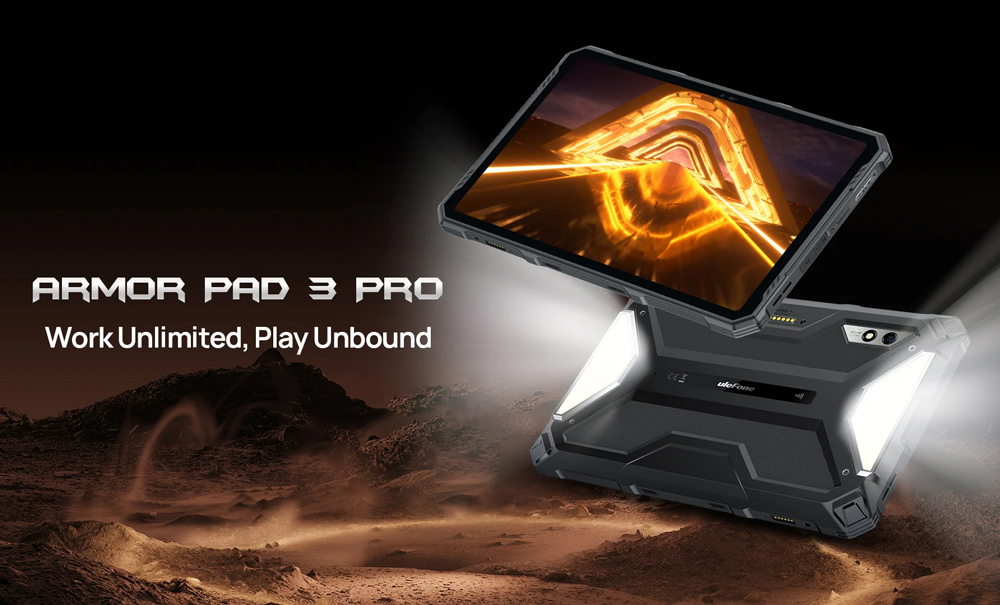 ULEFONE tablet Armor Pad 3 Pro, 10.36", 8/256GB, 33280mAh, 4G, μαύρο - Image 2