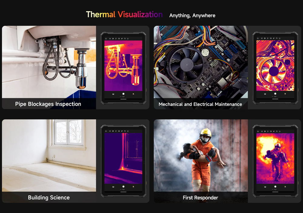 ULEFONE tablet Armor Pad 4 Ultra Thermal, 10.36", 8/256GB, 11800mAh, IP68/IP69K, 5G, μαύρο - Image 25