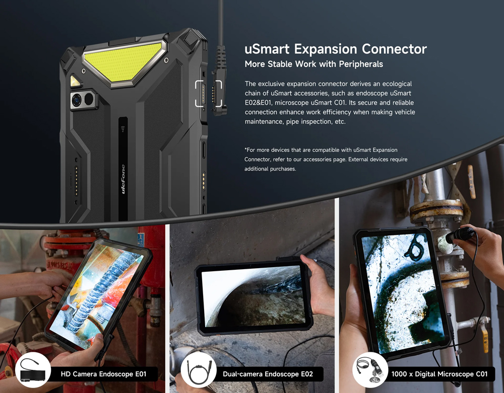 ULEFONE tablet Armor Pad 4 Ultra Thermal, 10.36", 8/256GB, 11800mAh, IP68/IP69K, 5G, μαύρο - Image 26