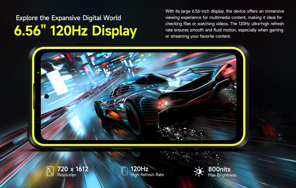 ULEFONE smartphone Armor X31 Pro, 6.56", 8/256GB, 5G, 6050mAh, IP68/IP69K, μαύρο - Image 15