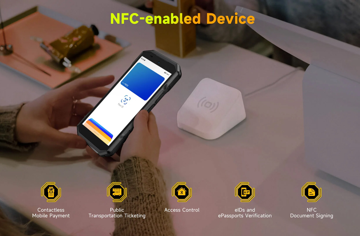 ULEFONE smartphone Armor X32, 5.65", 6/128GB, 5500mAh, IP68/IP69K, μαύρο - Image 5