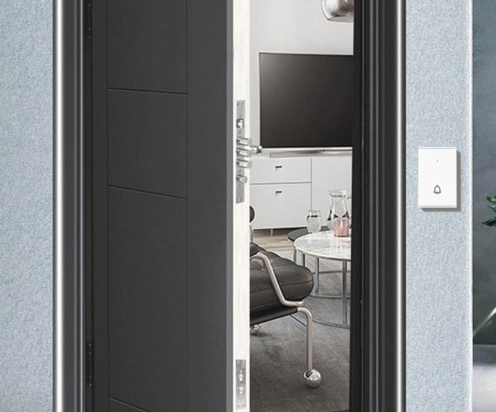 Ασύρματο κουμπί κουδουνιού B100-DB για συστήματα συναγερμών, 433MHz eV1527 - Image 2