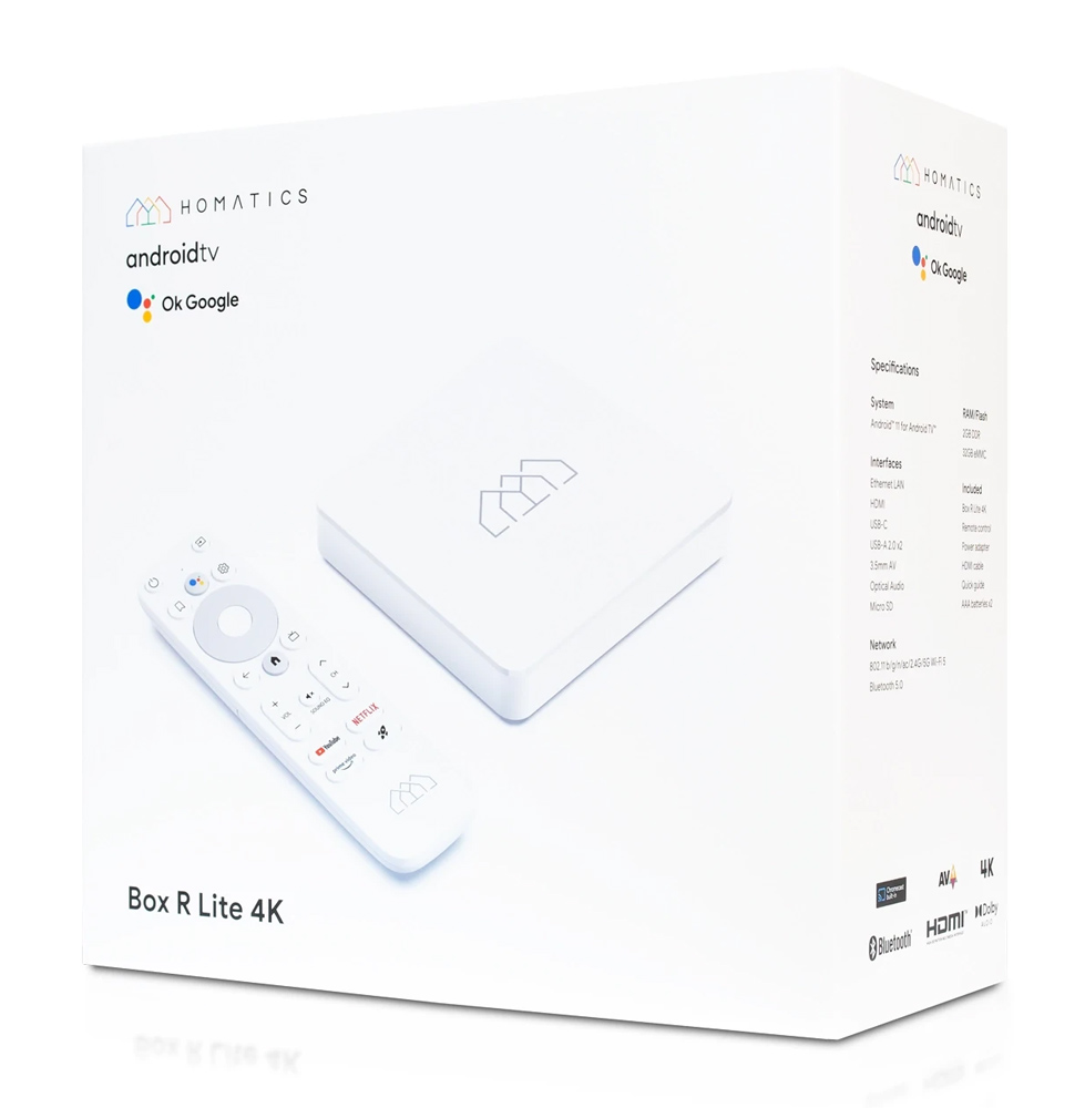 HOMATICS TV Box R Lite 4K, 2/32GB, WiFi, Google πιστοποίηση, Android 12 - Image 8