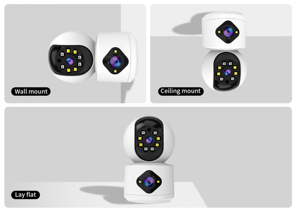 VSTARCAM smart κάμερα C992DR, 3MP, dual lens, Wi-Fi, PTZ, SD - Image 8
