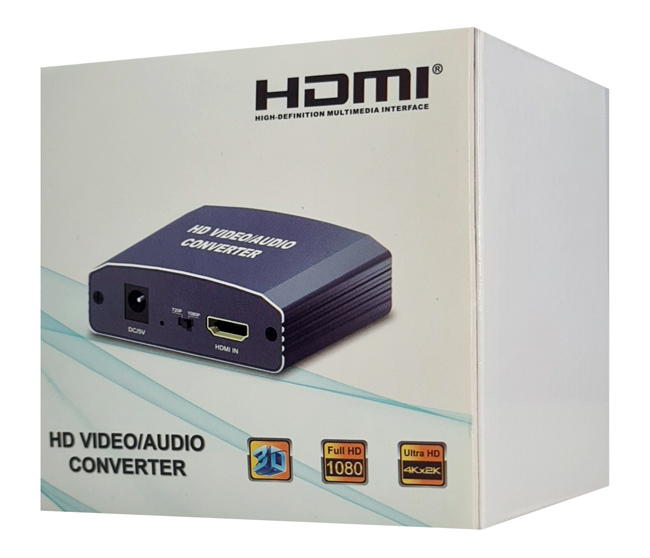 POWERTECH HDMI audio extractor CAB-H181, 4K/60Hz, γκρι - Image 3