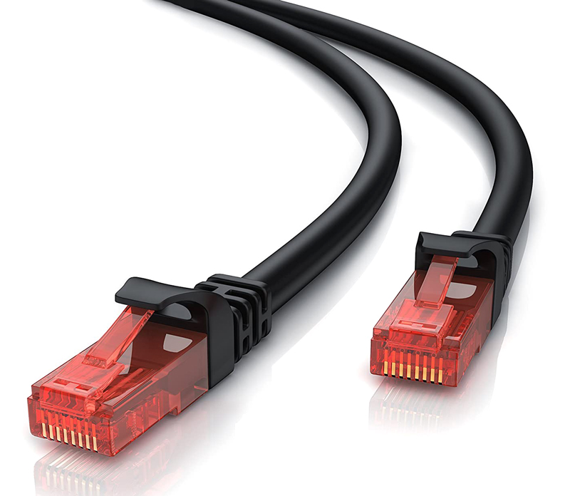POWERTECH καλώδιο δικτύου CAB-N276, Cat 6 U/UTP, copper 24AWG, 3m, μαύρο