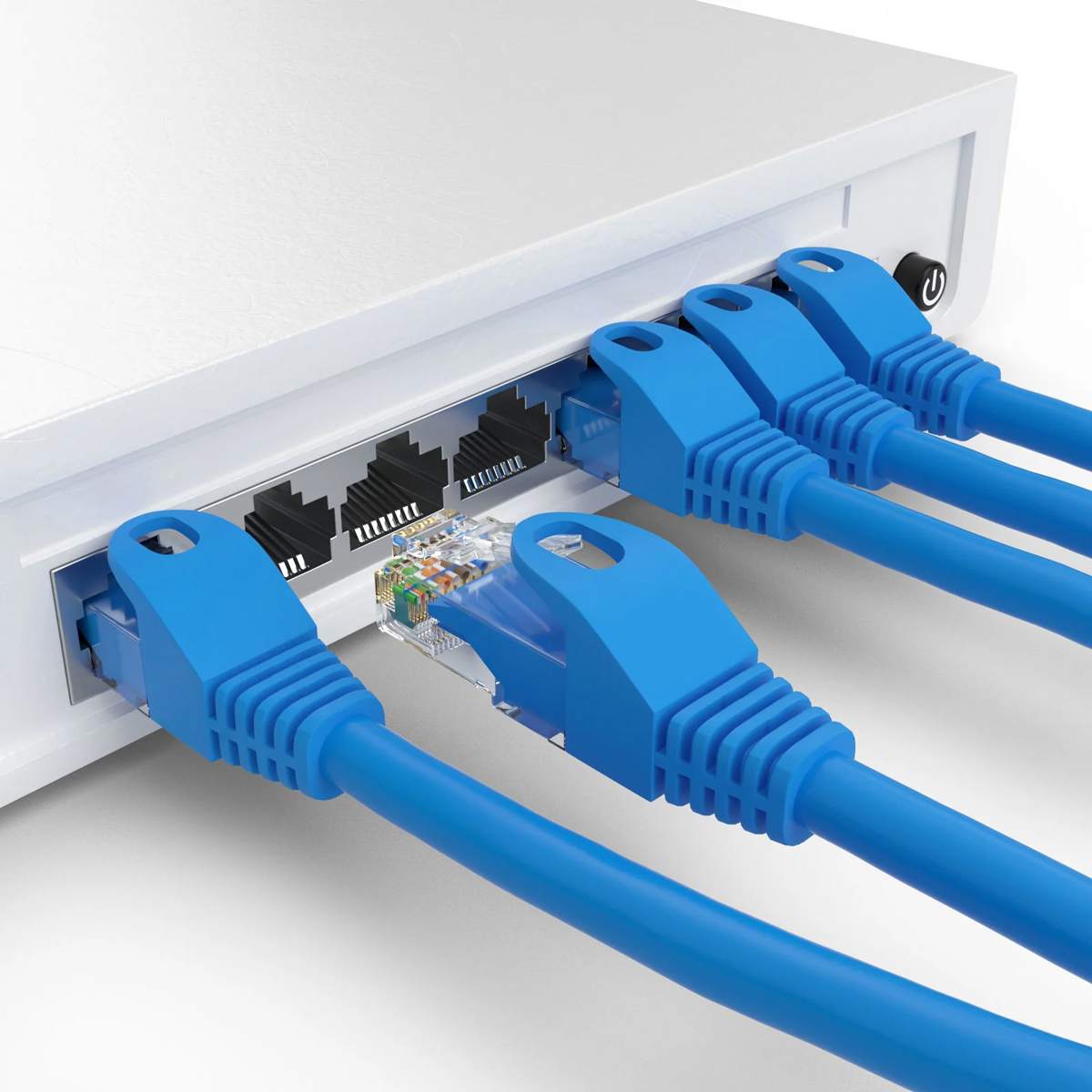 POWERTECH καλώδιο δικτύου CAB-N370, Cat 5e U/UTP, CCA, 100Hz, 5m, μπλε - Image 2