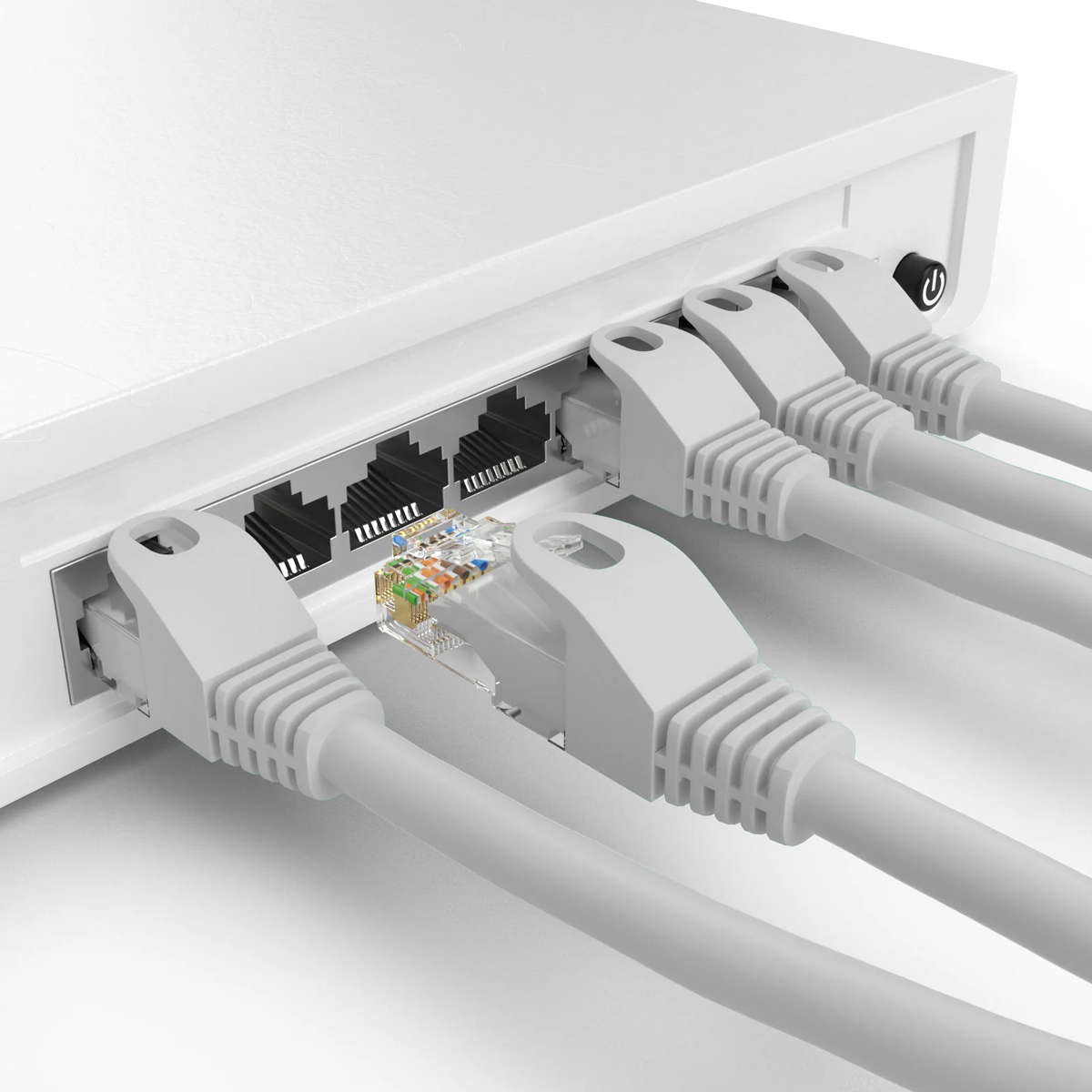 POWERTECH καλώδιο δικτύου CAB-N419, Cat 6 U/UTP, CCA, 250Hz, 7.5m, γκρι - Image 2