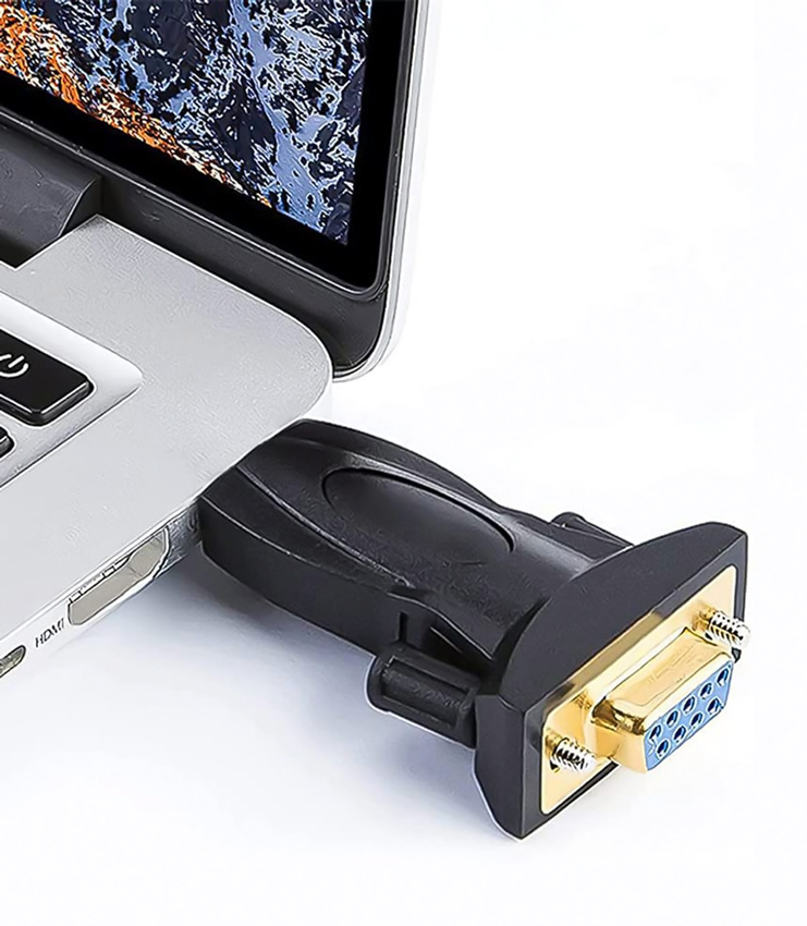 POWERTECH αντάπτορας USB 2.0 σε RS232 CAB-U152, PL2303TA, μαύρος - Image 3