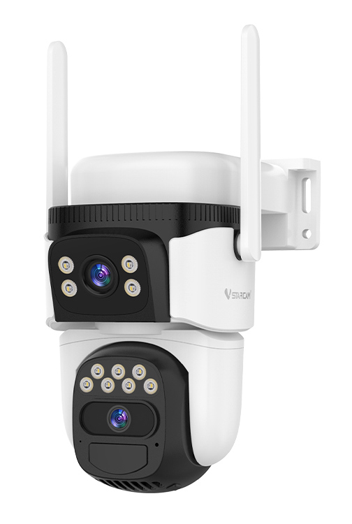 VSTARCAM smart ηλιακή κάμερα CB621DR, dual lens, 3MP, WiFi, SD, PTZ, IP66 - Image 4
