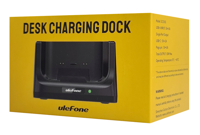 ULEFONE βάση φόρτισης DC3103 για Power Armor 16 Pro, 10W, μαύρη - Image 5
