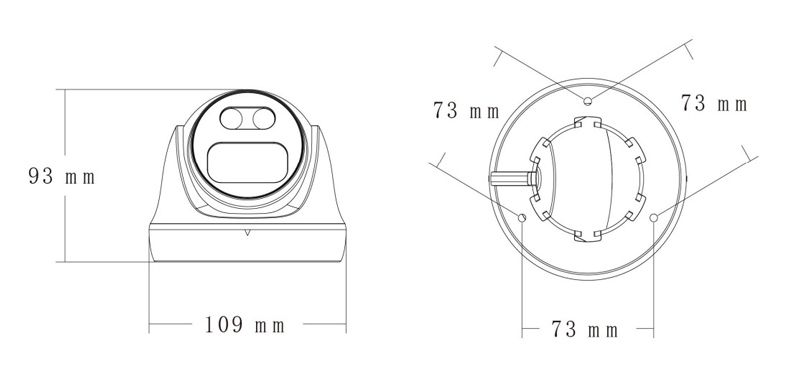 LONGSE IP κάμερα CMSAFG200WH, 2.8mm, 2MP, αδιάβροχη IP67, PoE - Image 4