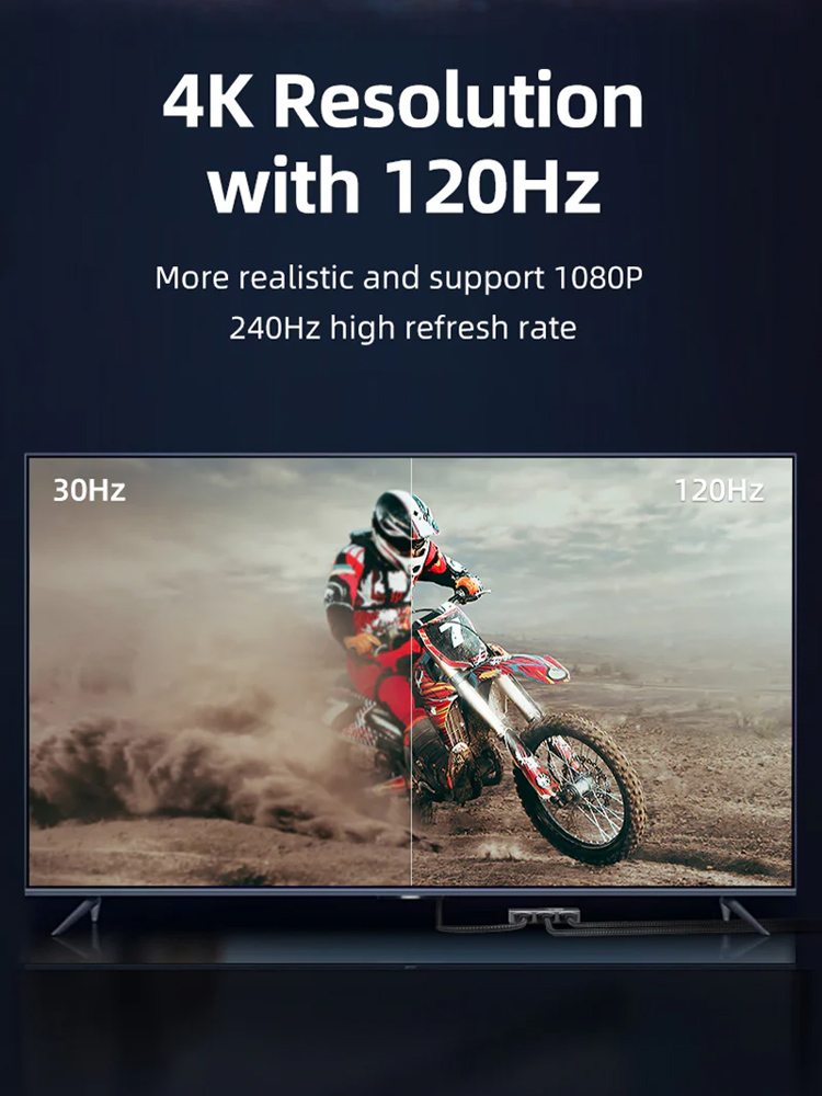 CABLETIME HDMI switch CT-HS8K2-AG, 2 σε 1, 8K/60Hz, 4K/120Hz, γκρι - Image 3