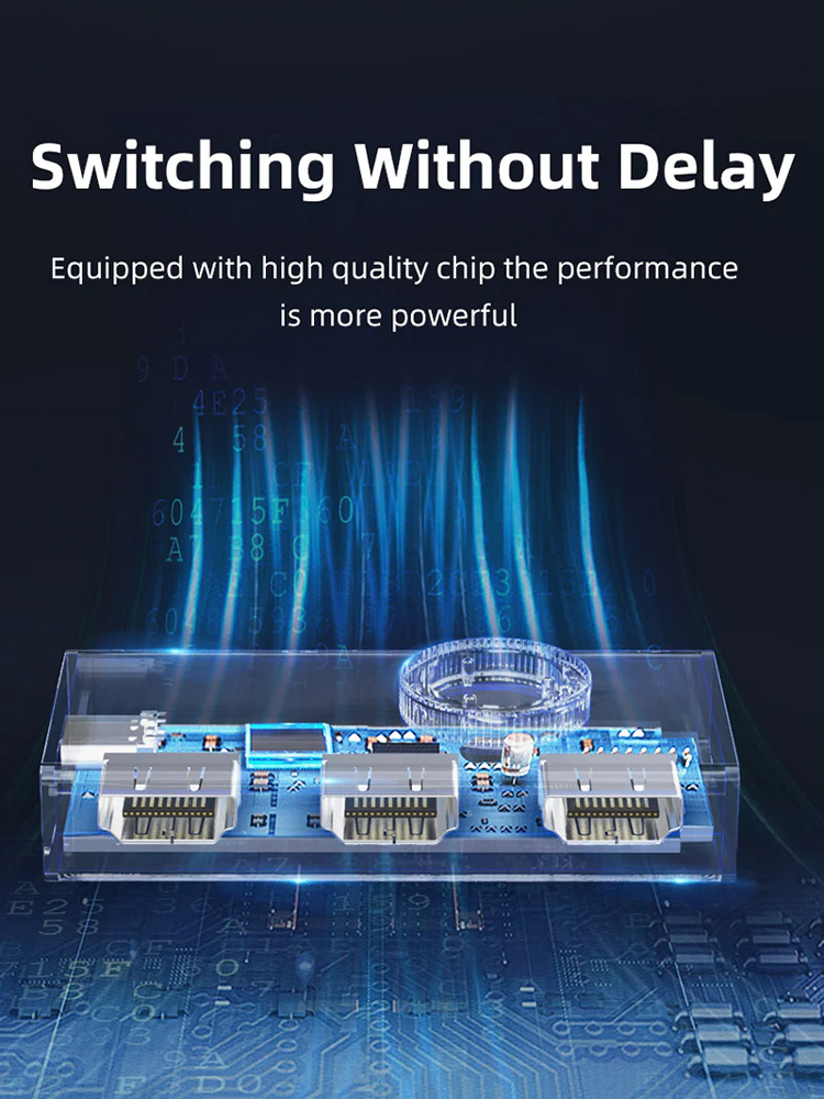 CABLETIME HDMI switch CT-HS8K2-AG, 2 σε 1, 8K/60Hz, 4K/120Hz, γκρι - Image 7