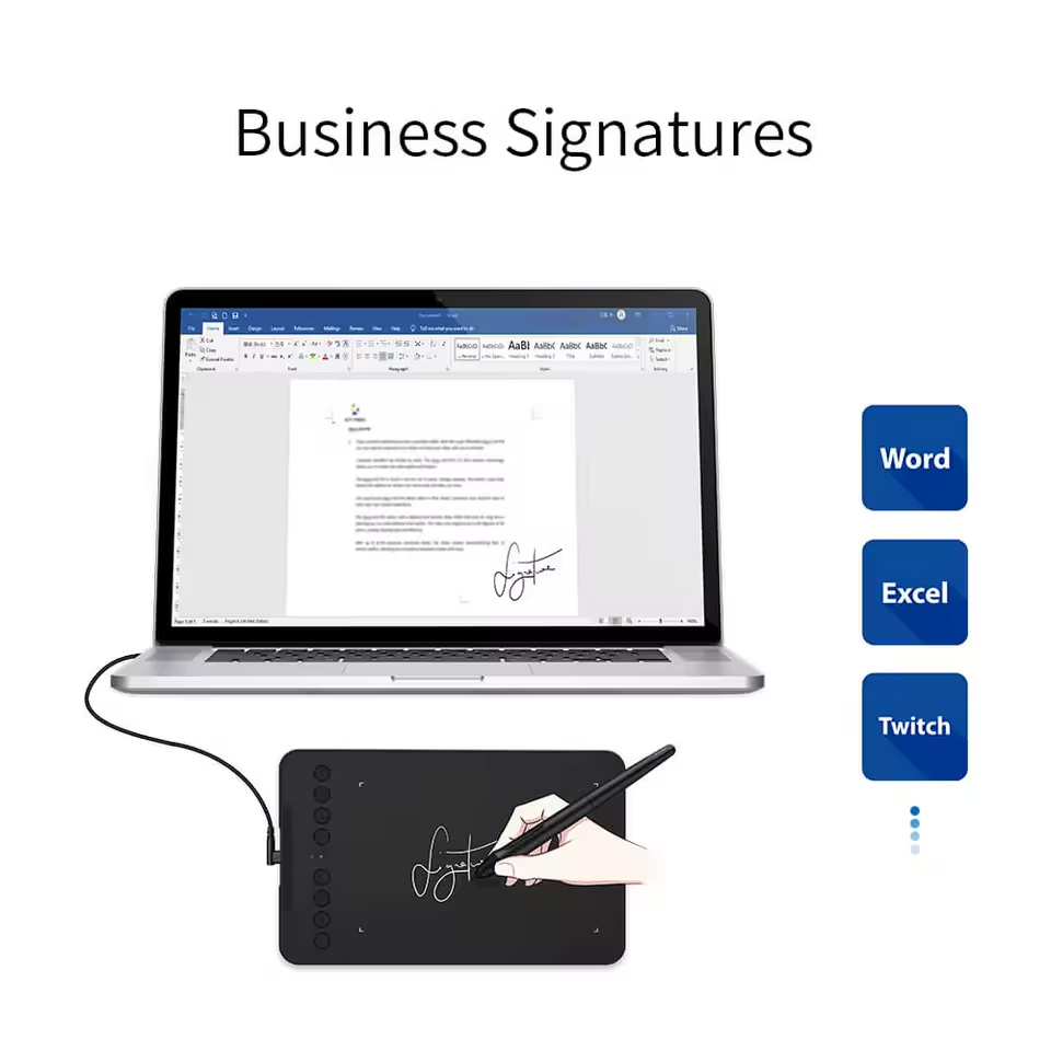 XP-PEN ταμπλέτα σχεδίασης με γραφίδα Deco Mini 7W, ασύρματη σύνδεση, 177.8x111.1mm, μαύρο - Image 5