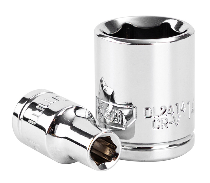 DELI σετ καστάνια με καρυδάκια DL0012T, 45 δόντια, 1/4", 150mm, 12τμχ - Image 7