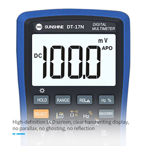 SUNSHINE ψηφιακό πολύμετρο DT-17N, AC 700V/DC 1000V, AC/DC 10A - Image 5