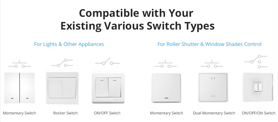 SONOFF smart διακόπτης DUALR3, 2-Gang, WiFi, 15A, λευκός - Image 7