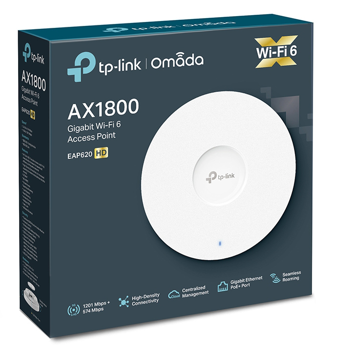 TP-LINK access point EAP620 HD, AX1800, WiFi 6, ceiling mount, Ver. 2.0 - Image 4