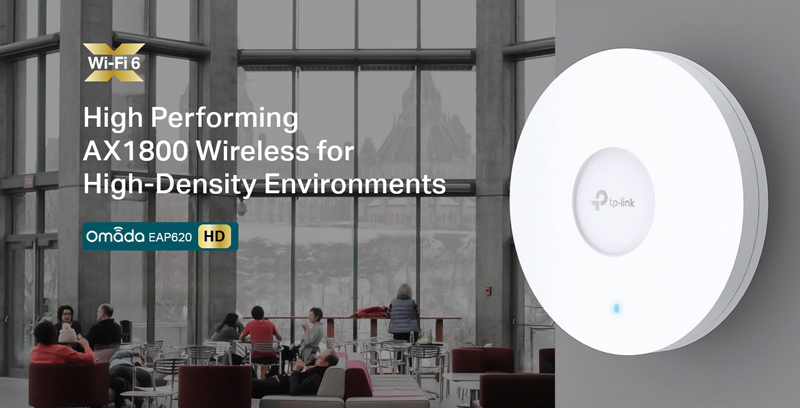 TP-LINK access point EAP620 HD, AX1800, WiFi 6, ceiling mount, Ver. 2.0 - Image 2