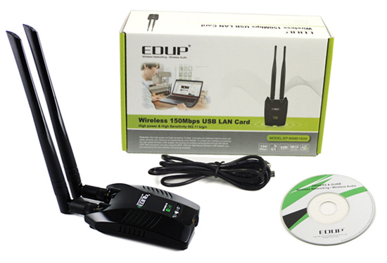 EDUP ασύρματος USB αντάπτορας δικτύου EP-MS8515GS-PRO, 150Mbps - Image 2