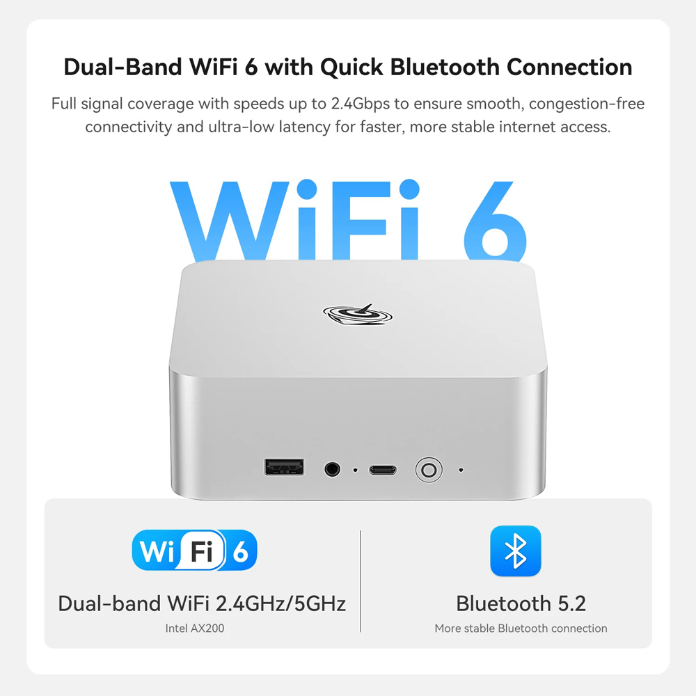 BEELINK mini PC EQi13 Pro, Intel i5-13500H, 32GB, 500GB M.2, Windows 11 Pro - Image 3