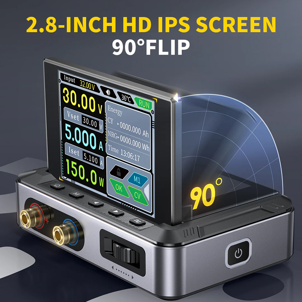 FNIRSI μίνι τροφοδοτικό πάγκου DPS-150, 150W - Image 7