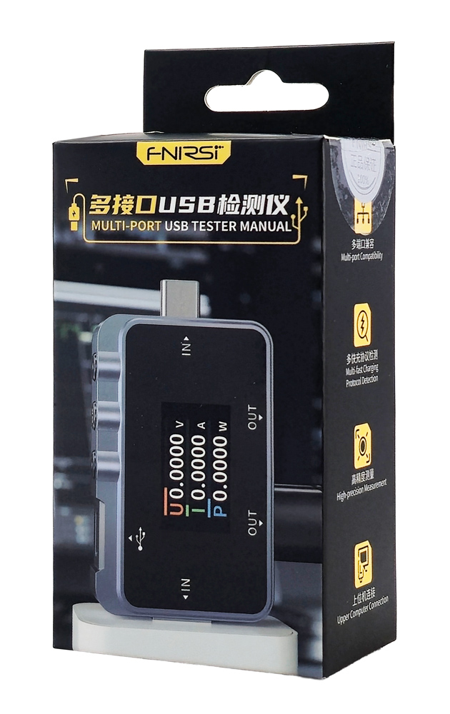 FNIRSI USB tester φόρτισης FNAC-28, USB & USB-C - Image 7