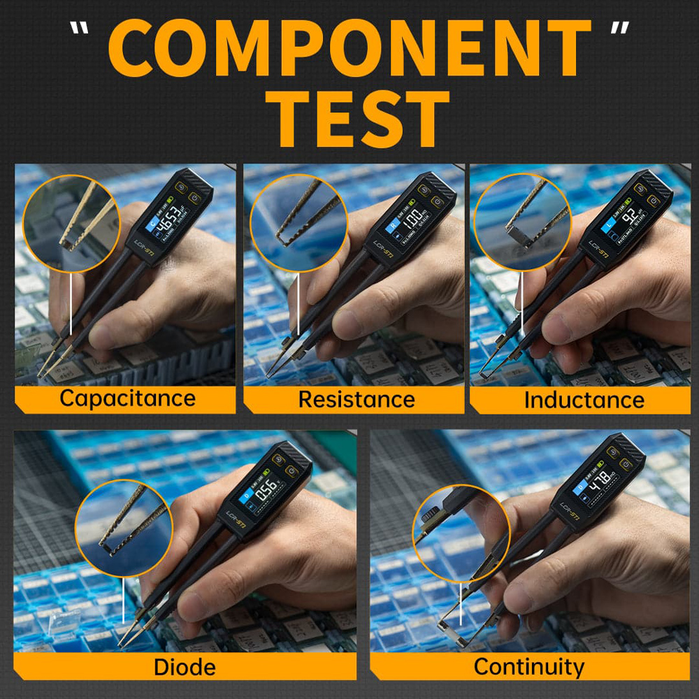 FNIRSI ψηφιακό LCR/SMD/ESR tester LCR-ST1, επαναφορτιζόμενο - Image 5